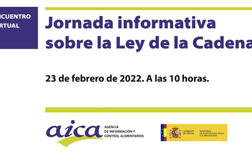 El MAPA ofrece una Jornada informativa sobre la Ley de la Cadena...