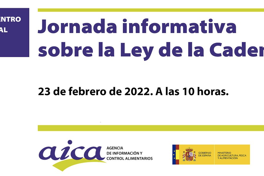El MAPA ofrece una Jornada informativa sobre la Ley de la Cadena...