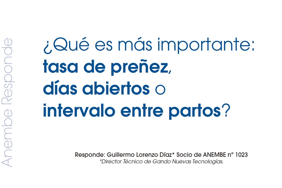 Qu es ms importante: tasa de preez, das abiertos o intervalo entre...