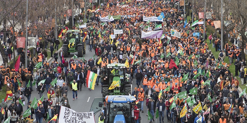 La manifestacin 20M Juntos por el campo une al mundo rural de forma multitudinaria en Madrid