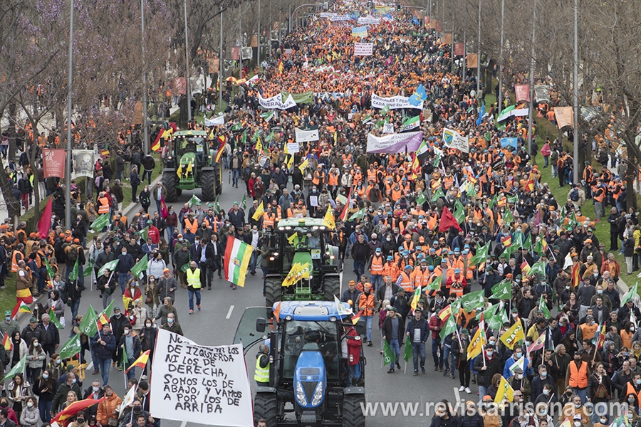 La manifestacin 20M Juntos por el campo une al mundo rural de forma...