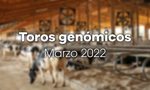 Nuevos toros genmicos con Prueba Oficial: Evaluacin genmica de marzo...