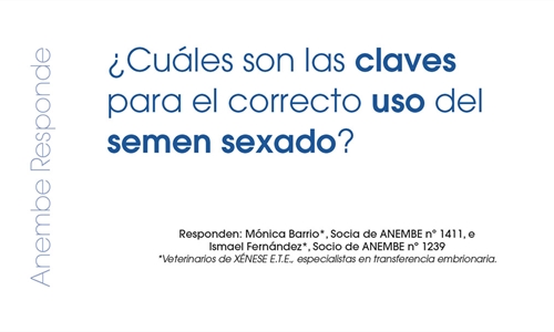 Cules son las claves para el correcto uso del semen sexado?