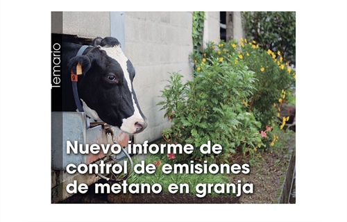 Nuevo informe de control de emisiones de metano en granja