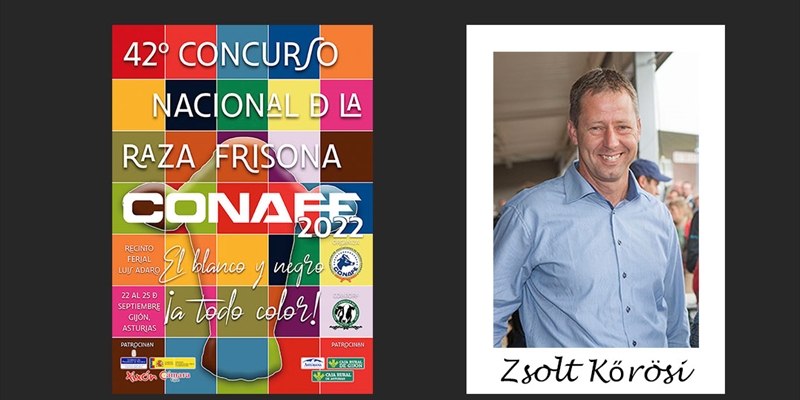 El hngaro Zsolt Korsi juzgar el 42 Concurso Nacional de la Raza Frisona CONAFE 2022