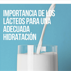El consumo de más de 2 raciones de lácteos al día aporta el 25 % de las necesidades hídricas
