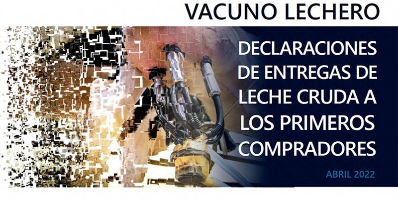 El precio en origen de la leche de vaca se sita en 0,42 euros/litro de media en abril de 2022