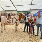 Llera Jordy Oscar Roja Et, de la ganadería Llera Her, Vaca Gran Campeona de Treceño 2022