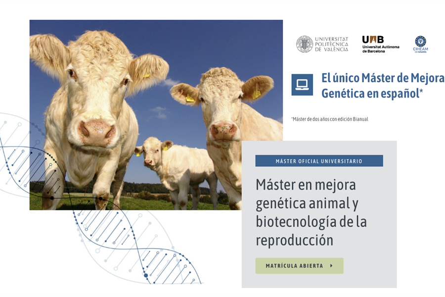 Mster de Mejora Gentica Animal y Biotecnologa de la Reproduccin