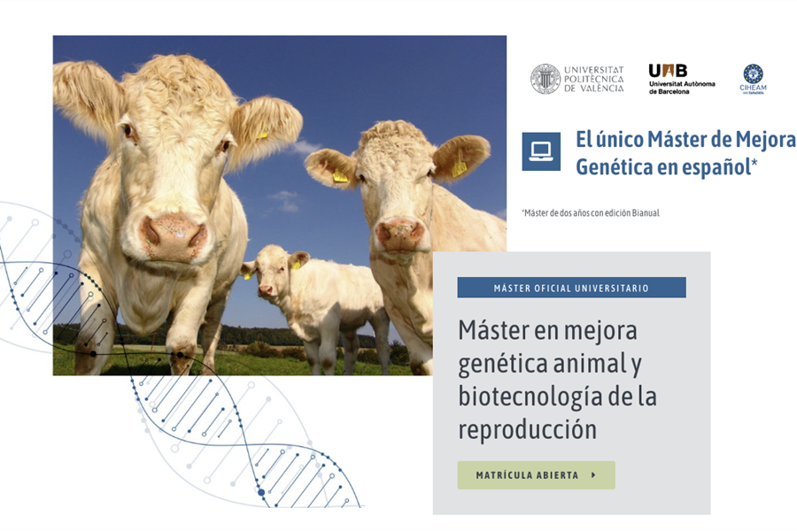 Máster de Mejora Genética Animal y Biotecnología de la Reproducción