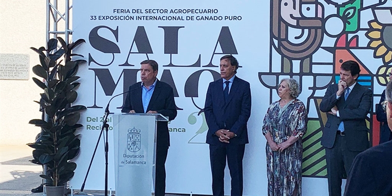 Luis Planas destaca el apoyo firme del Gobierno de Espaa al sector ganadero