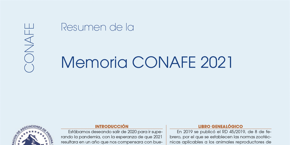 Resumen de la Memoria CONAFE 2021