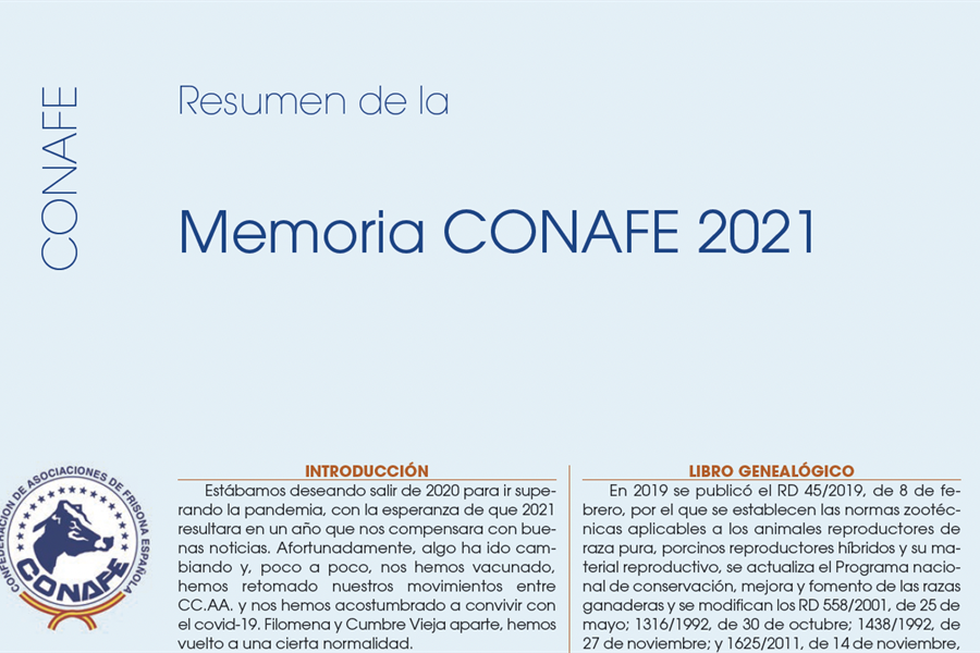 Resumen de la Memoria CONAFE 2021