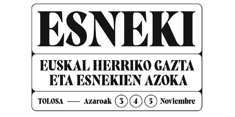 Esneki, la feria especial de productos lcteos y quesos de Euskal Herria