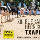 Cartel y programa del XIII Concurso de Ganado Frisn de Euskal Herria 2022