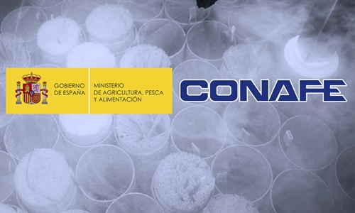 Firma del convenio MAPA-CONAFE para la custodia de material gentico de...