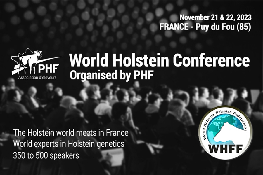 Prim'Holstein Francia acogerá la Conferencia Mundial de Raza Holstein...