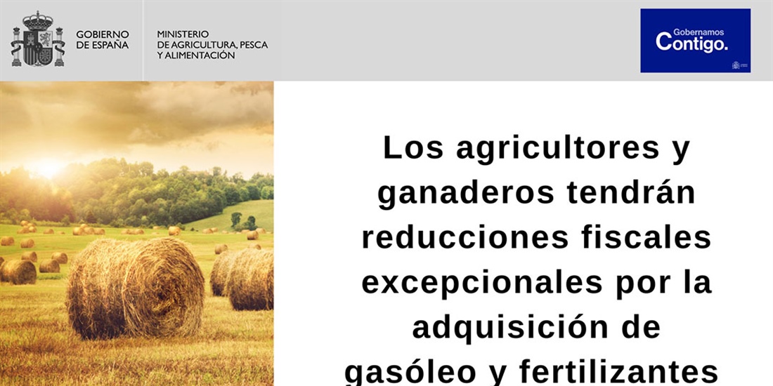 Los agricultores y ganaderos tendrn reducciones fiscales excepcionales...