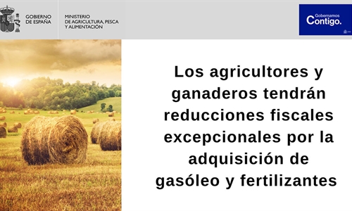 Los agricultores y ganaderos tendrn reducciones fiscales excepcionales...