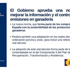 El Gobierno aprueba una norma para mejorar la informacin y el control sobre las emisiones en ganadera