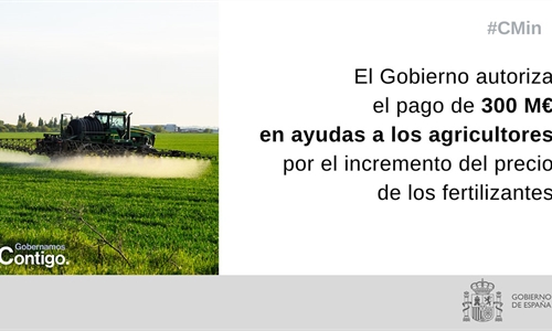 El Gobierno autoriza el pago de 300 millones de euros en ayudas a...