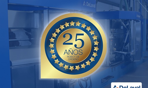 DeLaval celebra 25 aos de ordeo robotizado