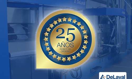 DeLaval celebra 25 aos de ordeo robotizado