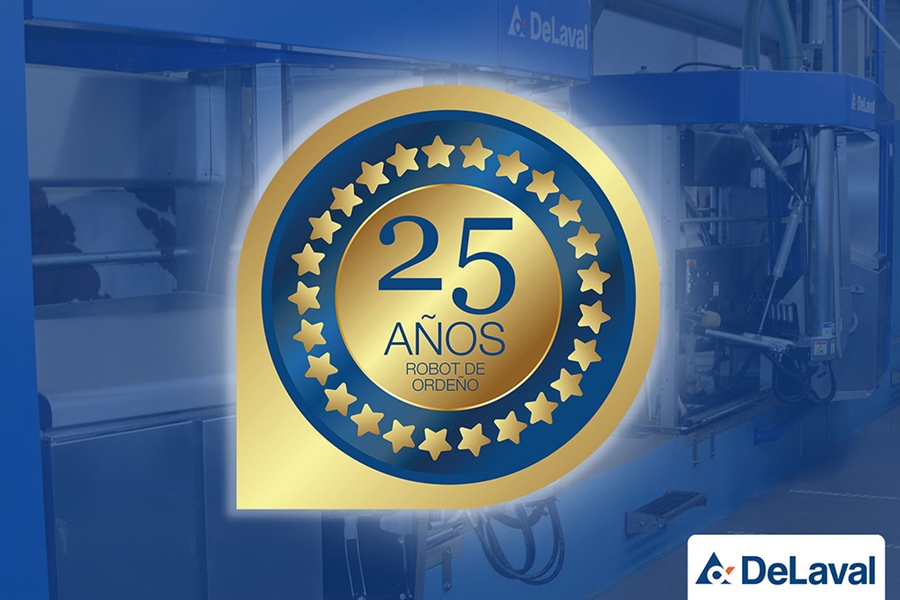 DeLaval celebra 25 aos de ordeo robotizado