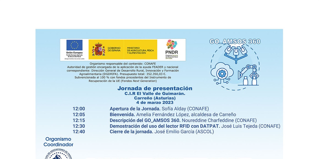El nuevo proyecto de innovacin GO_AMSOS 360 se presentar en Asturias
