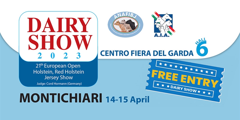 ANAFIBJ y AIA presentan el Dairy Show 2023 y el 21 European Open Holstein, Red Holstein, Jersey Show