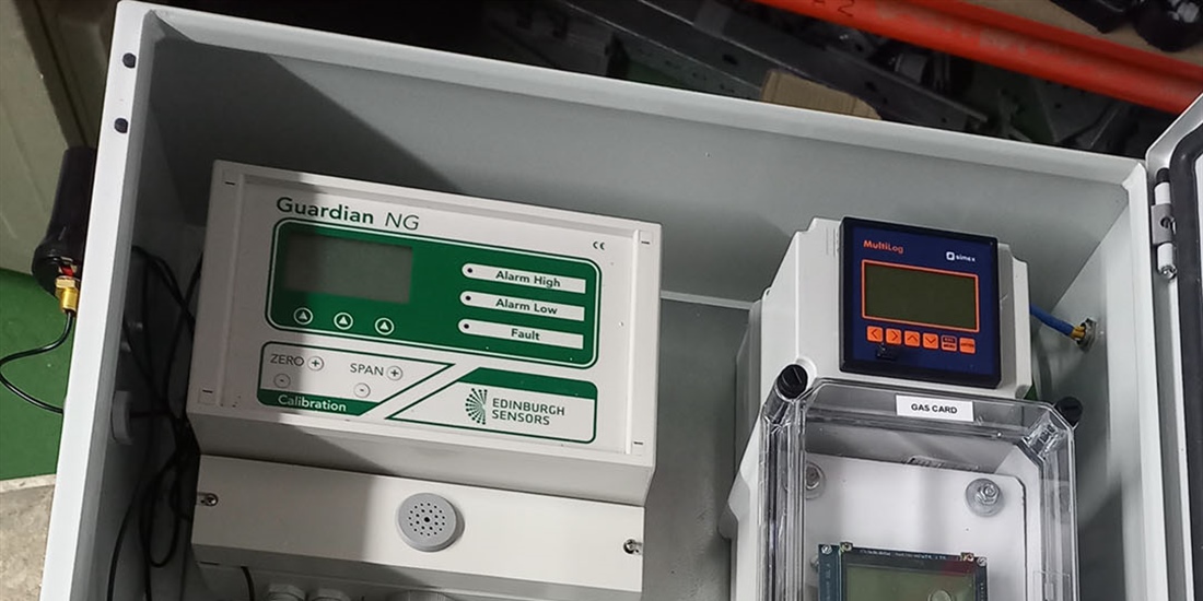 Instalacin de un nuevo equipo de medicin de metano en la Ganadera...