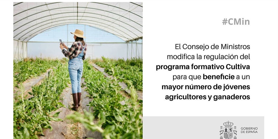El programa formativo Cultiva beneficiar a un mayor nmero de jvenes...