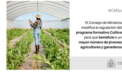 El programa formativo Cultiva beneficiar a un mayor nmero de jvenes...