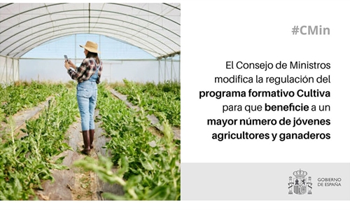 El programa formativo Cultiva beneficiar a un mayor nmero de jvenes...