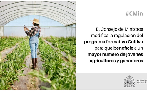 El programa formativo Cultiva beneficiar a un mayor nmero de jvenes...