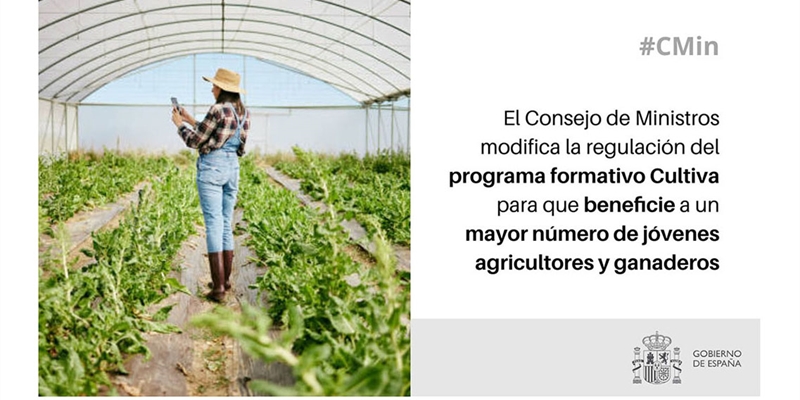 El programa formativo Cultiva beneficiar a un mayor nmero de jvenes agricultores y ganaderos