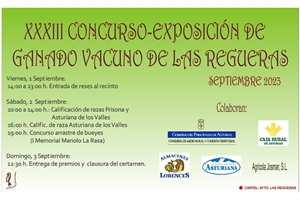 XXXIII Concurso-Exposicin de Ganado Vacuno de Las Regueras 2023
