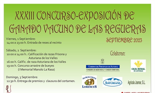 XXXIII Concurso-Exposicin de Ganado Vacuno de Las Regueras 2023