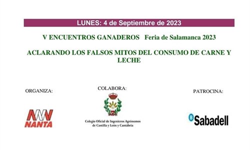 V Encuentros Ganaderos: Aclarando los falsos mitos del consumo de carne...