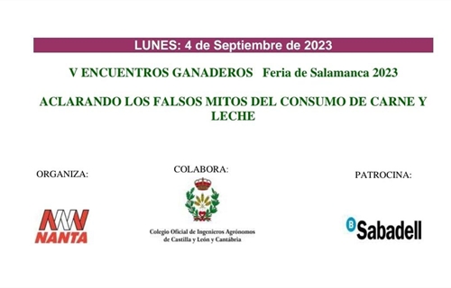 V Encuentros Ganaderos: Aclarando los falsos mitos del consumo de carne...