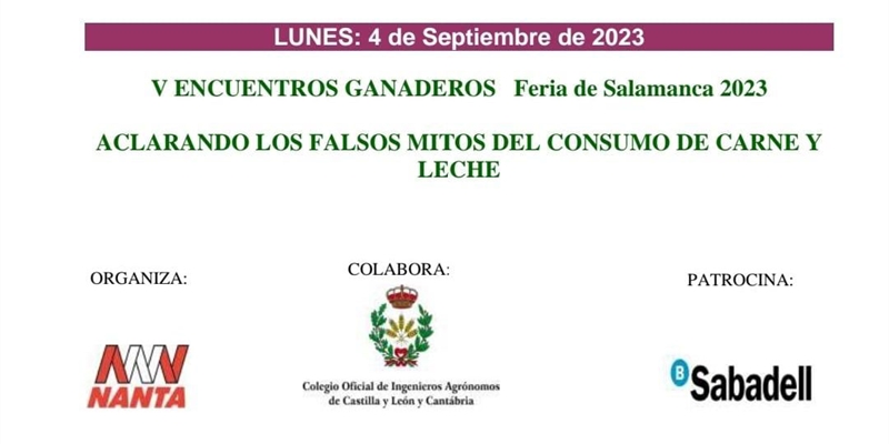 V Encuentros Ganaderos: Aclarando los falsos mitos del consumo de carne y leche