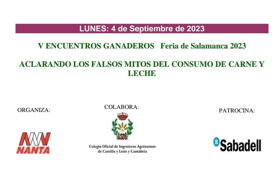 V Encuentros Ganaderos: Aclarando los falsos mitos del consumo de carne...