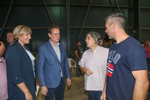 Marcelino Marcos, consejero de Medio Rural de Asturias, inaugura Agropec 2023, marco del 43 Concurso Nacional CONAFE de la Raza Frisona