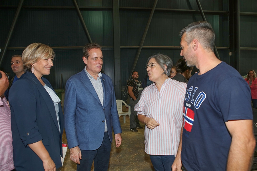 Marcelino Marcos, consejero de Medio Rural de Asturias, inaugura...