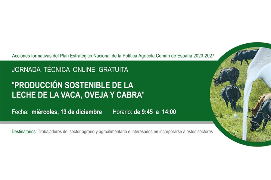 Jornada Tcnica Online Gratuita: Produccin sostenible de la leche de...