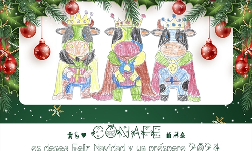 CONAFE y Frisona Espaola os desean una Feliz Navidad y un prspero 2024