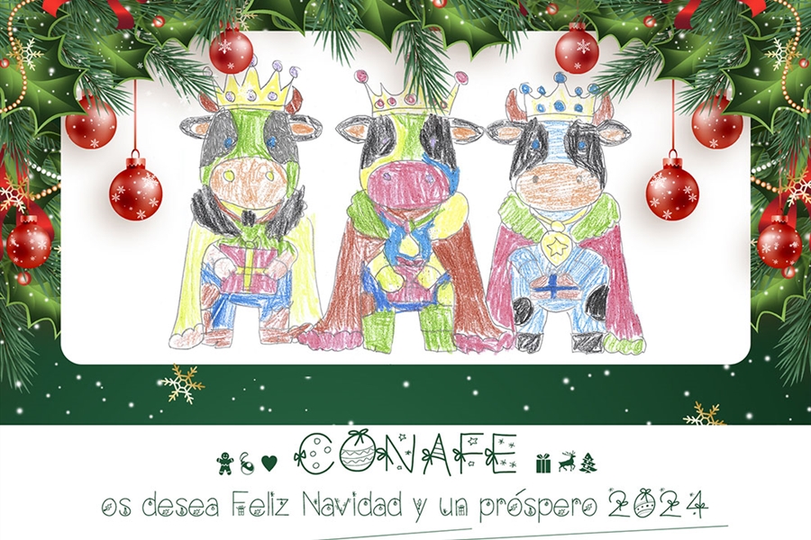 CONAFE y Frisona Espaola os desean una Feliz Navidad y un prspero 2024