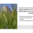 Aprobado el nuevo plan de seguros agrarios, dotado con 284,52 millones de euros