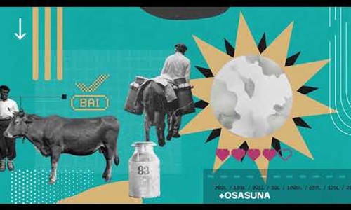 Una campaña invita en Euskadi al consumo de leche de vaca de los baserris
