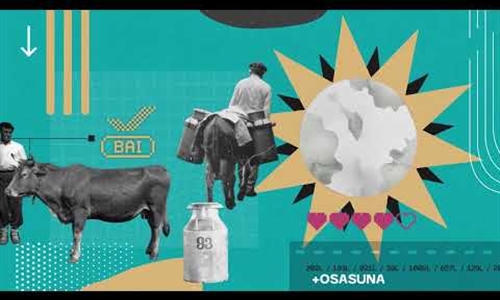 Una campaa invita en Euskadi al consumo de leche de vaca de los baserris